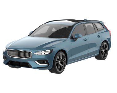 Gerçekçi bir araba. vektör görünümü