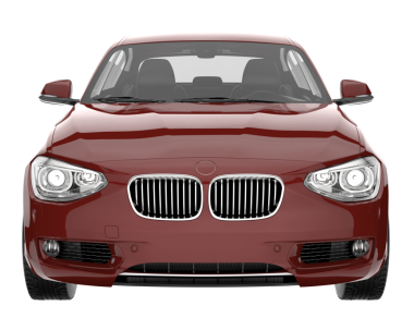 Gri arka planda lüks, modern bir araba. vektör