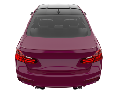 Arka planda izole edilmiş gerçekçi araba