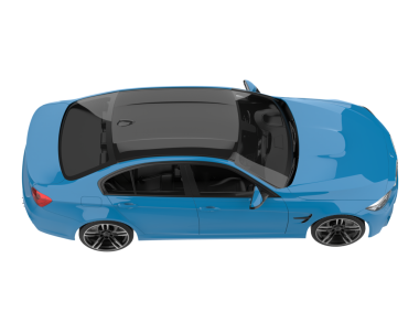 gerçekçi araba yan görünümü