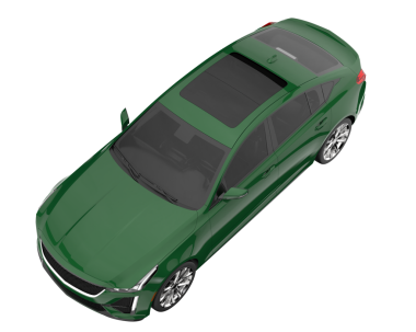 Araba beyaz zemin üzerine