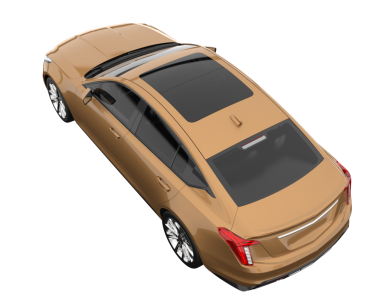 Siyah arka planda, bir cesedin gölgesi olan modern şehir kırmızı arabası. 3d oluşturma