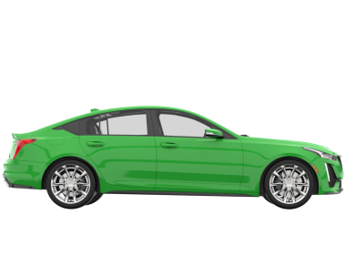 Yeşil spor araba vektör çizim