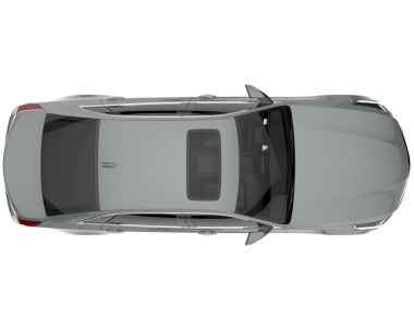 araba beyaz arkaplanda izole edildi