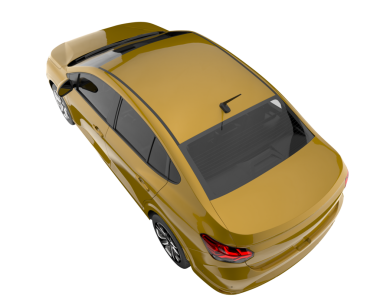 modern araba siyah zemin üzerinde 3 d illüstrasyon