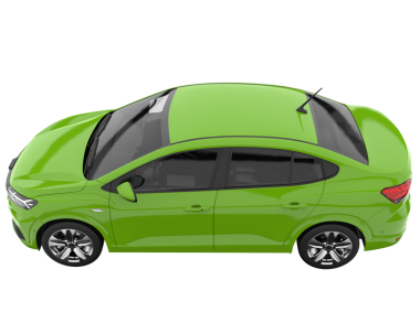 modern yeşil araba beyaz arkaplanda izole