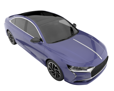 modern araba beyaz arka planda kırpma ile izole