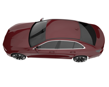 Modern araba. 3d illüstrasyon