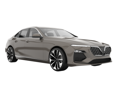 gerçekçi modern araba. Vektör çizimi. beyaz arkaplanda izole