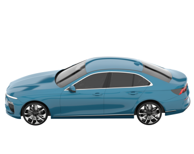 Arka planda izole edilmiş modern lüks araba. 3d oluşturma