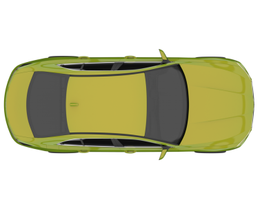araba siyah arkaplanda izole edildi