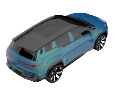 Bir markanın 3 boyutlu görüntülemesi - daha az genel SUV