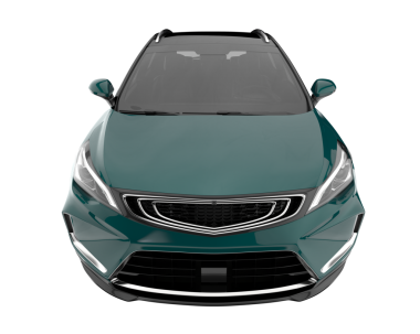 Siyah arka planda modern araba