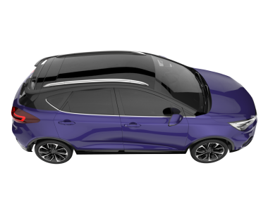 Gerçekçi bir araba. yan görünüm.