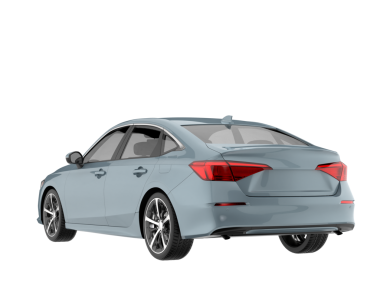 Gri bir arka plan üzerinde araç.