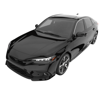 gerçekçi modern koyu renkli araba