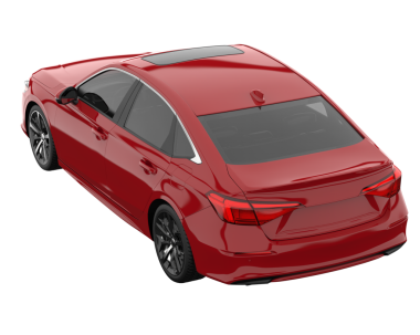 Gri arka planda modern bir araba. 3d oluşturma