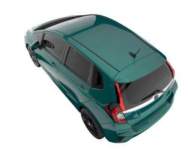 modern kompakt araba gri arkaplanda izole edildi