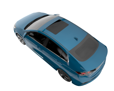 modern kompakt araba - araba - kenar