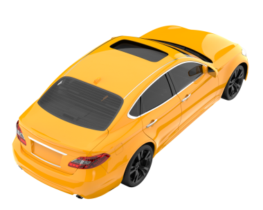 Beyaz arka planda izole edilmiş modern lüks araba. 3d illüstrasyon