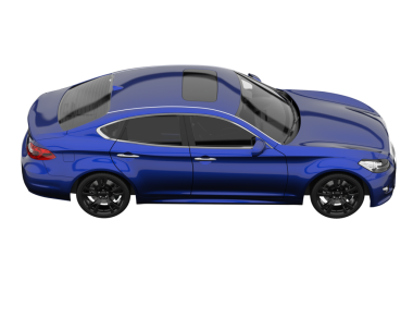 modern araba beyaz arka planda izole edildi. 3 boyutlu görüntüleme