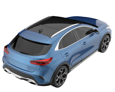 modern araba arka planda