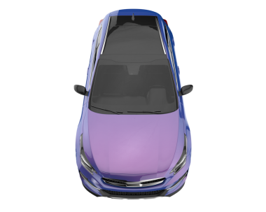 modern spor araba beyaz arka planda izole