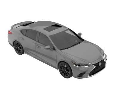 gerçekçi 3 boyutlu araba çizimi