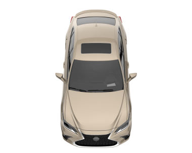 Modern araba beyazda izole edilmiş. 3d oluşturma