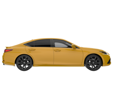 Beyaz arka planda izole edilmiş modern lüks araba. 3d oluşturma