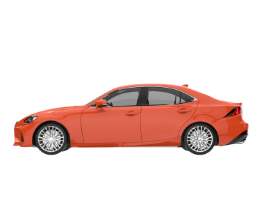 Beyaz arka planda modern bir araba. vektör