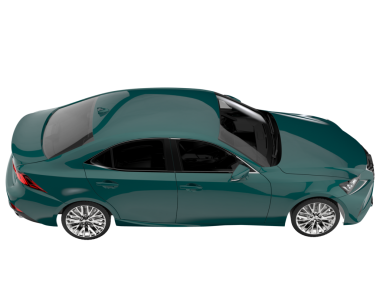 modern kompakt araba - arka görünüm