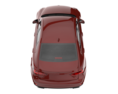 Modern SUV arabası. Beyaz arka planda izole edilmiş. 3d illüstrasyon