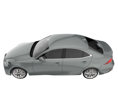 Gri arka planda modern araba