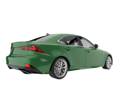 Modern araba. 3d illüstrasyon