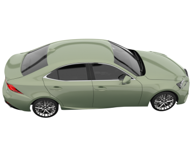 beyaz arkaplanda modern araba