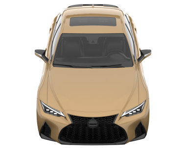 beyaz arkaplanda izole edilmiş gerçekçi araba