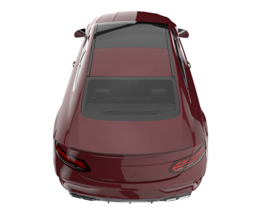 beyaz arkaplanda modern araba