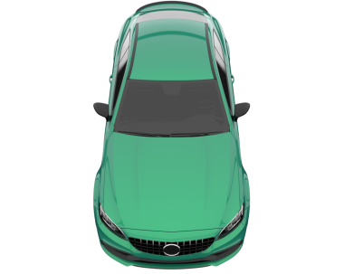 modern araba beyaz arka planda izole edildi. 3 boyutlu görüntüleme