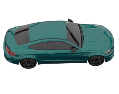 beyaz arka planda modern araba.