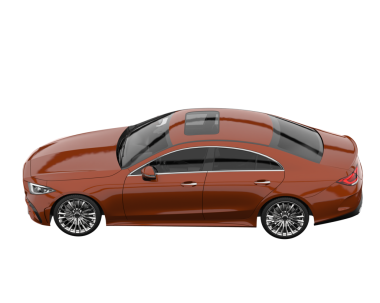 araba modern otomobil beyaz arka planda