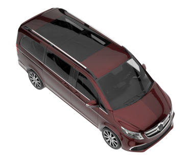 Bir markanın 3 boyutlu görüntülemesi - daha az jenerik SUV arabası siyah arka planda izole edildi