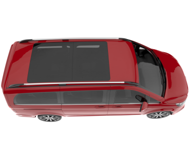 kırmızı modern araba siyah arkaplanda izole edildi