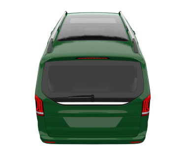 modern araba beyaz arkaplanda izole edilmiş 3 boyutlu görüntüleme