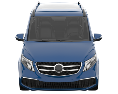 Arka planda izole edilmiş gerçekçi bir SUV aracı. 3D görüntüleme - illüstrasyon