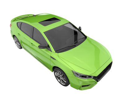 modern spor araba beyaz arka planda izole.