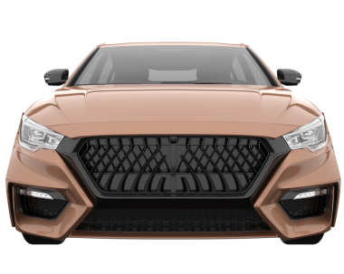 Stüdyo ortamında daha az genel bir konsept arabanın 3 boyutlu çizimi