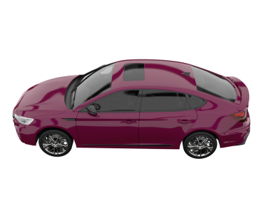 araba modern otomobil beyaz arkaplanda izole edildi