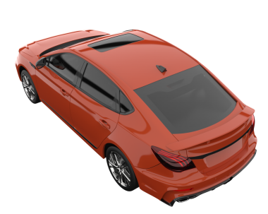 araba kırmızı modern sedan