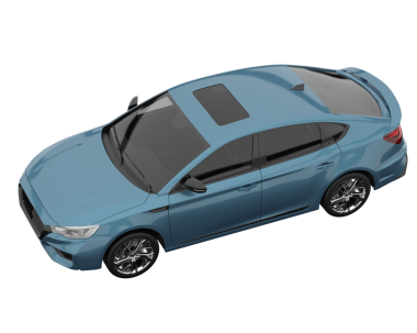 Modern lüks araba sedanı. vektör illüstrasyonu.